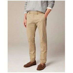 J. Crew Men's 484 Slim Fit Tech Pants Khaki Size 33x32